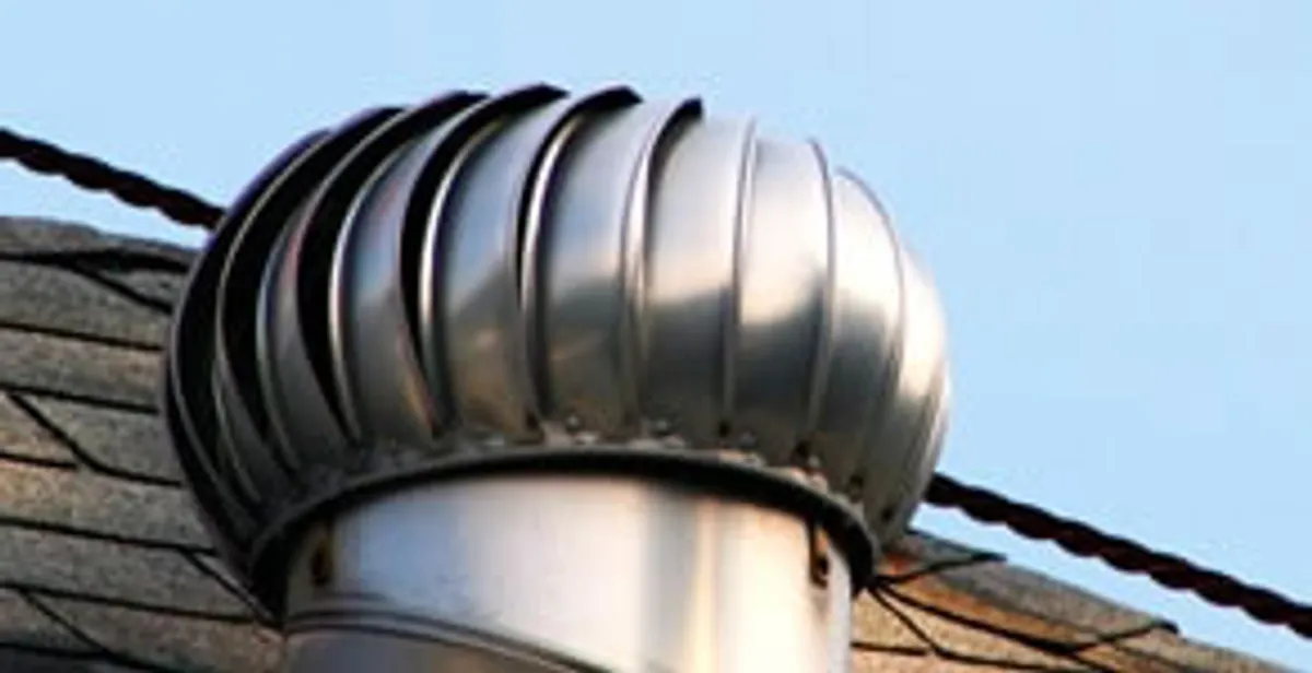 attic fan installation services with professionally installed roof ventilation unit in Fort Wayne, IN