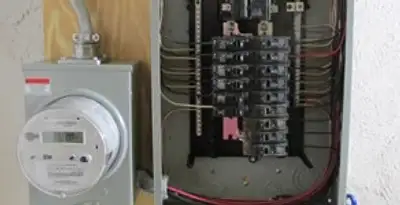 electrical panel upgrade service showing outdated electrical panel prepared for professional replacement in Fort Wayne, IN