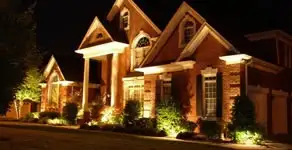 electrician services providing professional exterior electrical lighting in Fort Wayne, IN