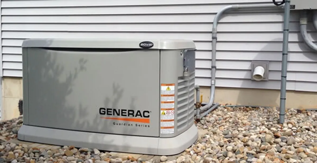 generator installation service featuring outdoor standby generator setup by licensed electricians in Fort Wayne, IN