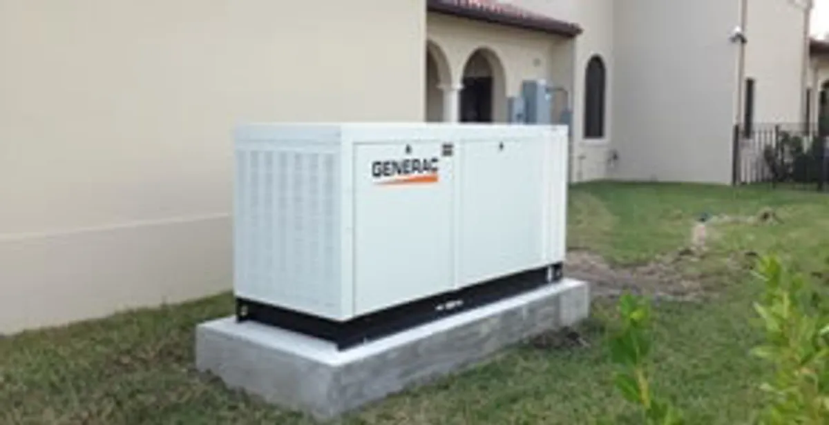 generator installation service showing standby generator professionally installed for residential power backup in Fort Wayne, IN