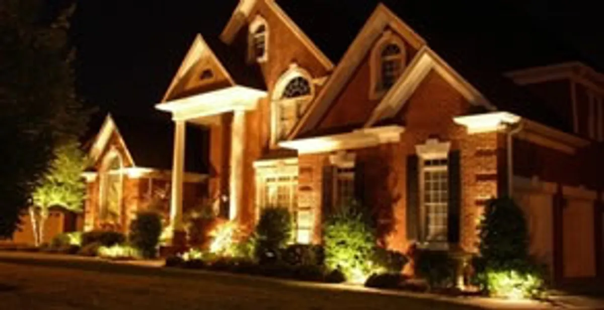 landscape lighting installation services enhancing residential exterior lighting in Fort Wayne, IN