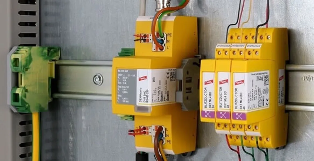 lightning surge protection system with surge suppressors installed by electrical service professionals in Fort Wayne, IN