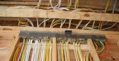 new construction wiring services with organized electrical rough-in performed by licensed electricians in Fort Wayne, IN