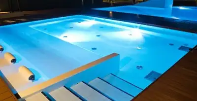pool light installation and repair services providing modern illuminated pool lighting in Fort Wayne, IN