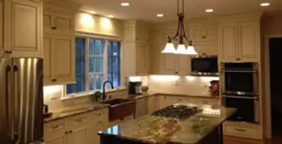 Recessed lighting installation enhancing interior lighting by professional electricians in Fort Wayne, IN