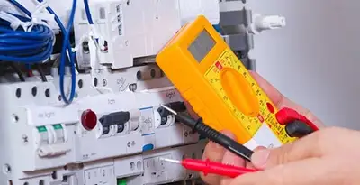 Residential electrician testing home electrical panel for safety and performance in Fort Wayne, IN