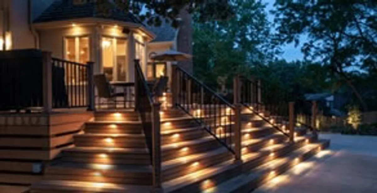 Residential electrician installing outdoor lighting for home safety in Fort Wayne, IN