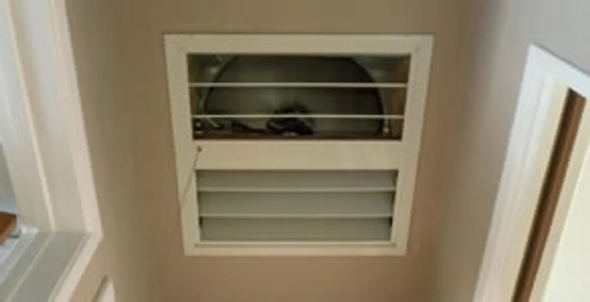 whole house fan installation services with ceiling-mounted ventilation system in Fort Wayne, IN